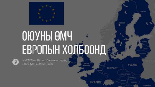 Европын Холбооны зах зээлд хөл тавих Оюуны өмчийн талаарх зөвлөмж